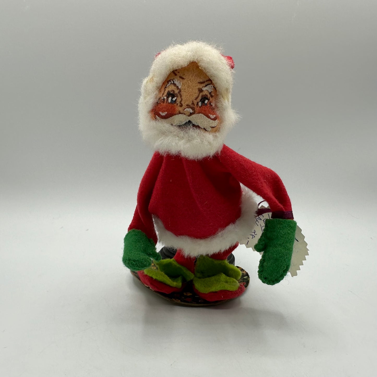 Annalee Mobilitee Dolls Santa Claus with Pot Belly Stove 1971