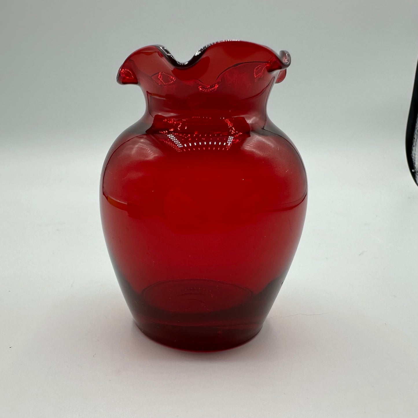Anchor Hocking Small Bud Vase, Ruby Red, Set of 2