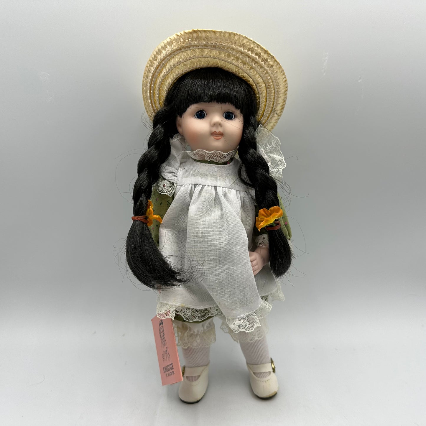 Kingstate 10" Porcelain Dolls Robert and Rosa