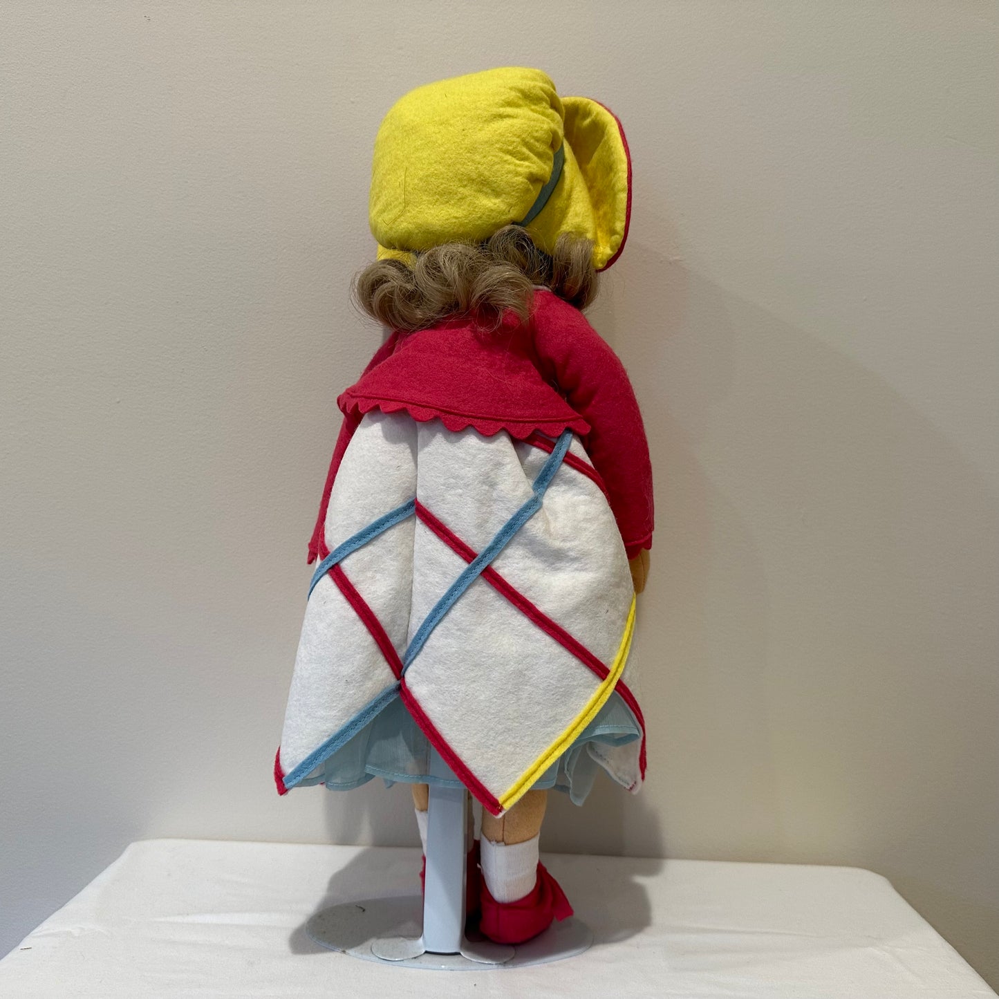 Lenci "Diana" Felt 19" Doll, 1998, Side Eyes Box and COA