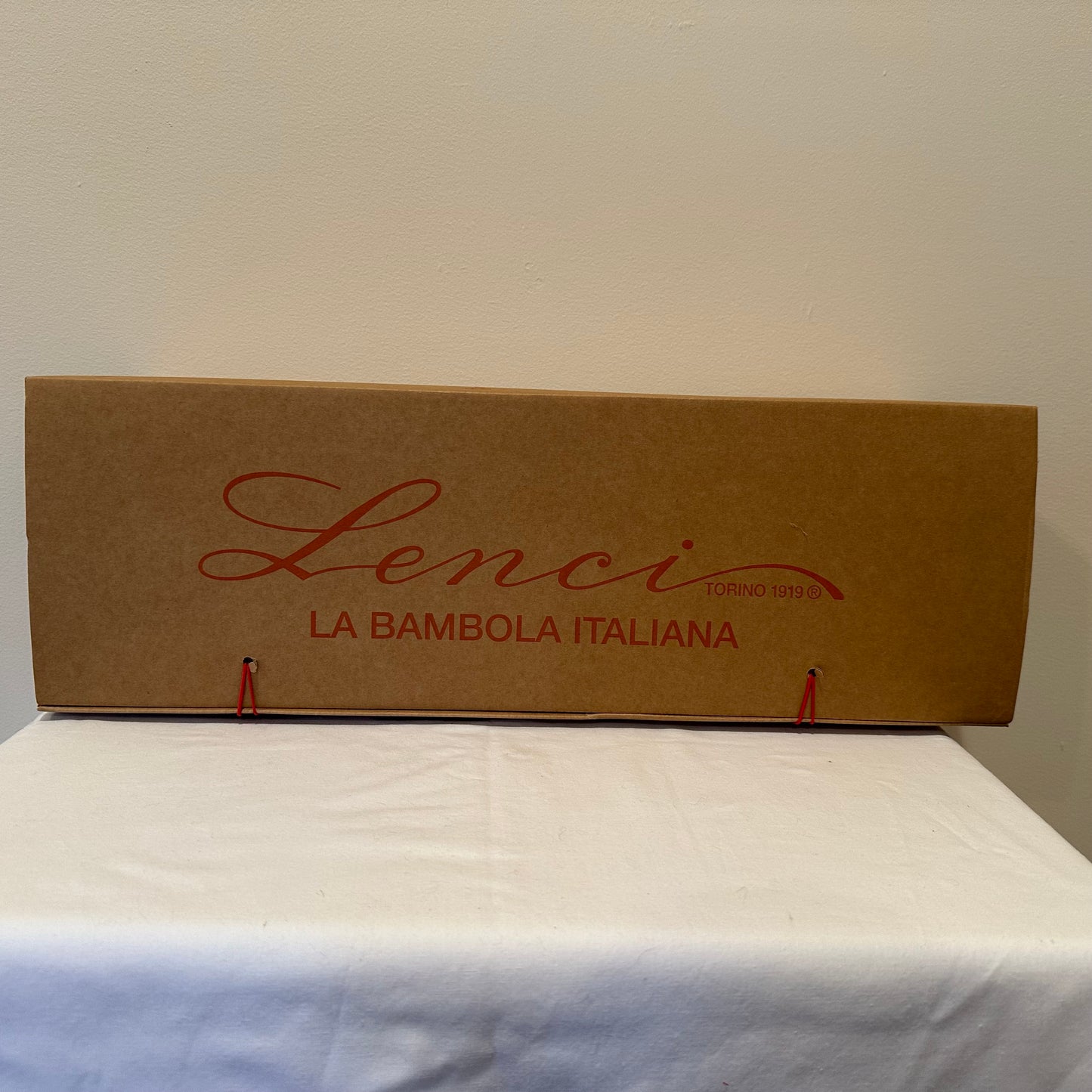 Lenci "Diana" Felt 19" Doll, 1998, Side Eyes Box and COA