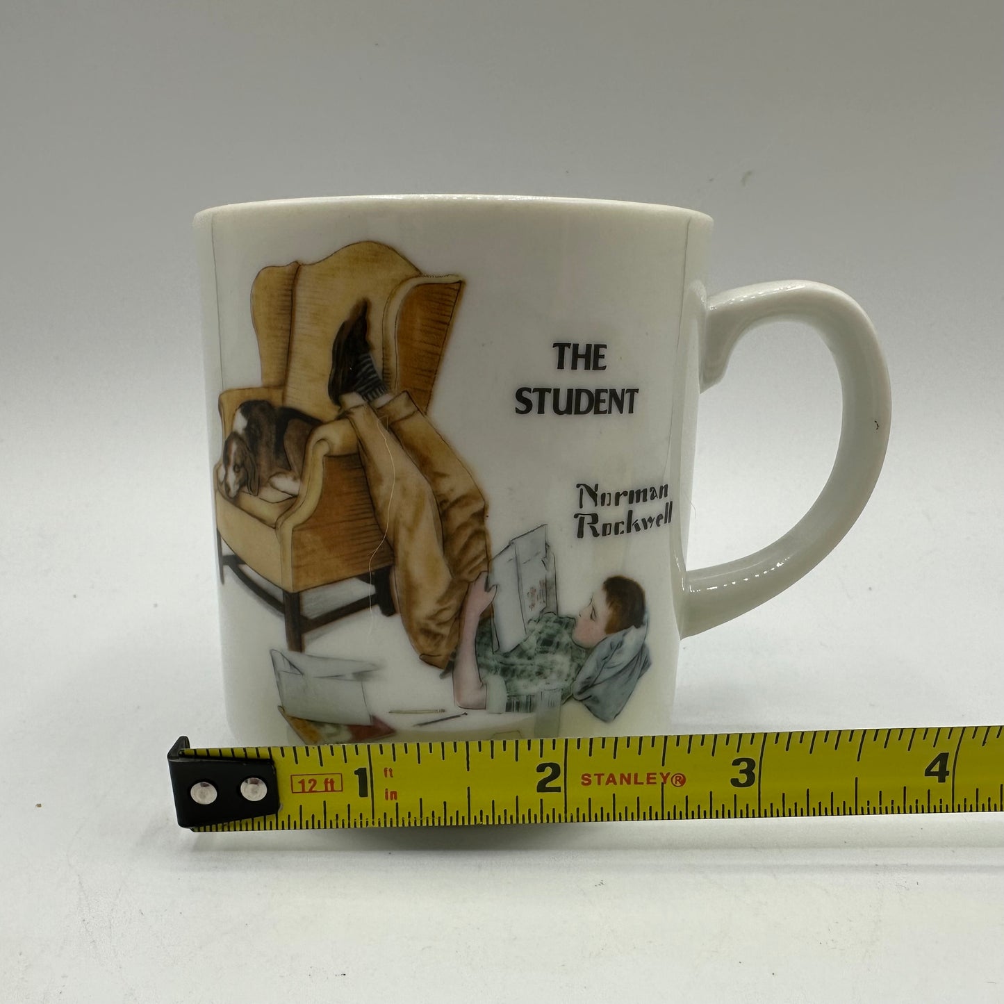 Norman Rockwell Mugs - Sleep Tight, The Student, Big Brother