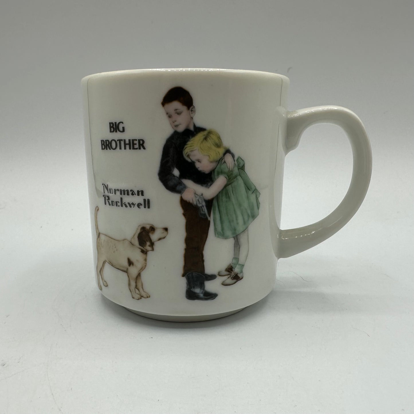 Norman Rockwell Mugs - Sleep Tight, The Student, Big Brother