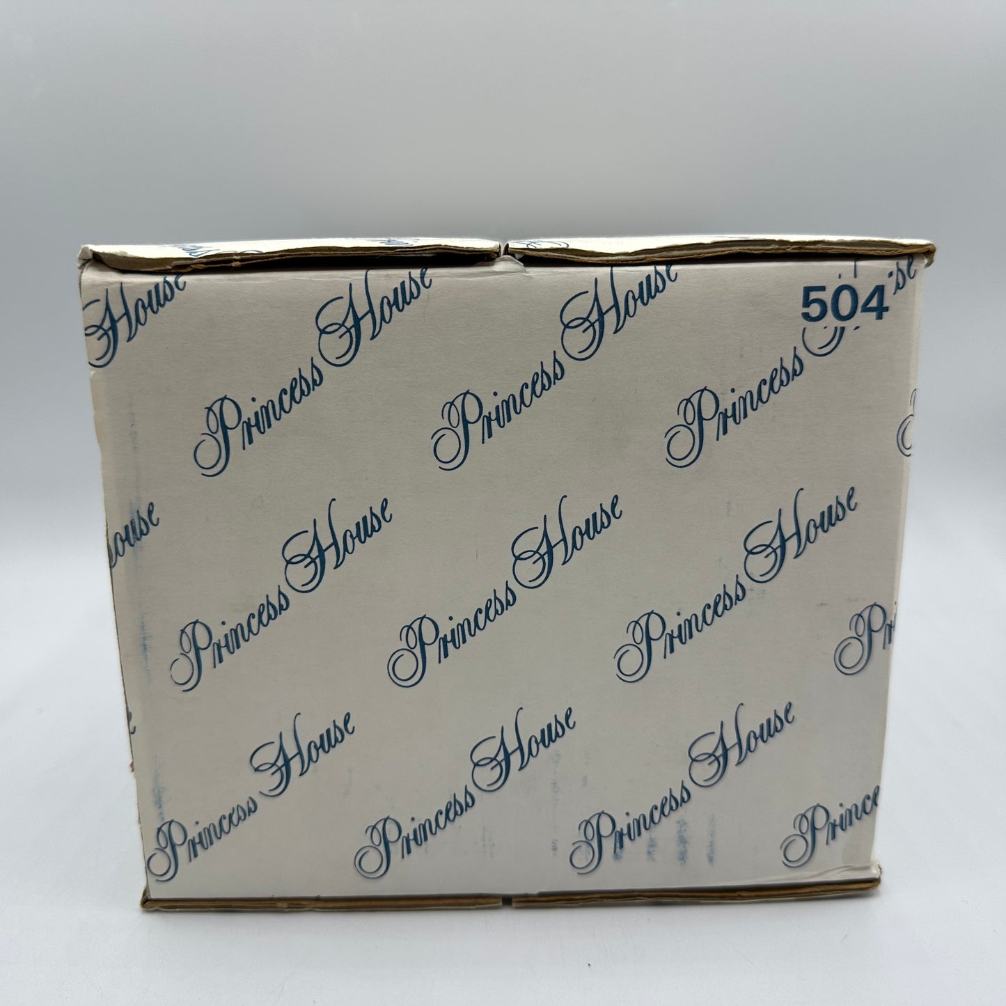 Princess House Footed Crystal Mugs #504, Set of 4