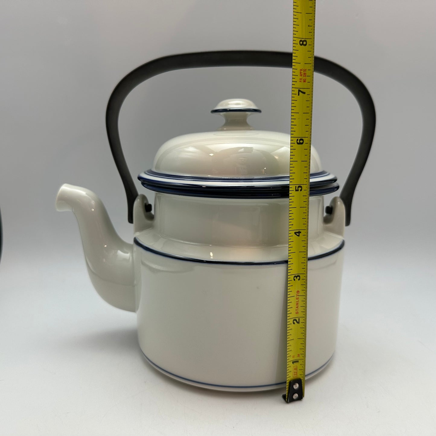 Dansk Bistro Blue and White Christianshavn Teapot