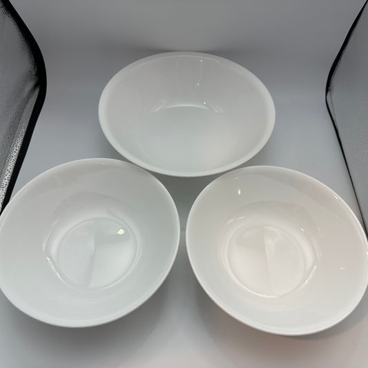Corelle Livingware White Bowls, 2-1qt, 1-2qt
