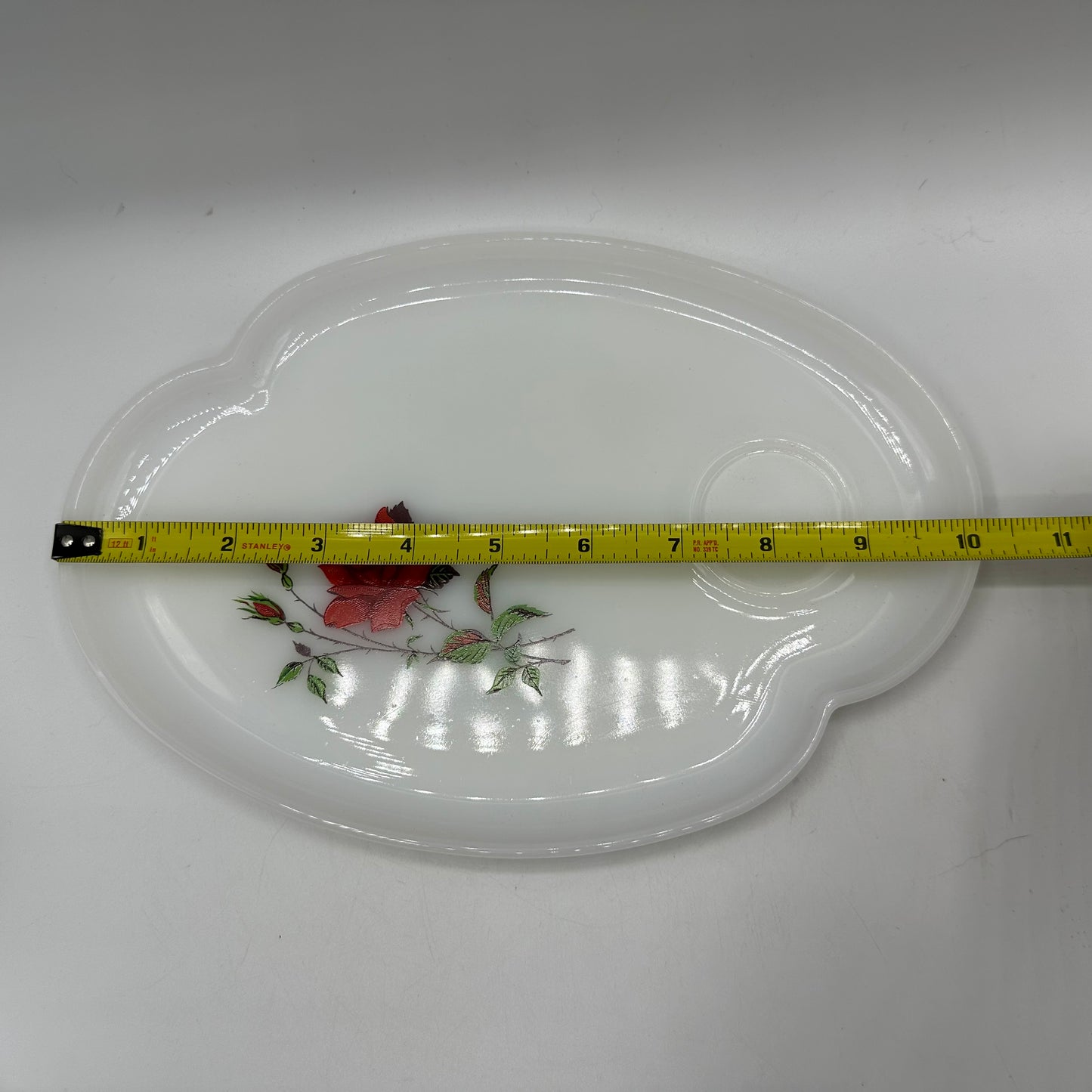 Federal Glass Rosecrest Snack Set, 8 Piece Set