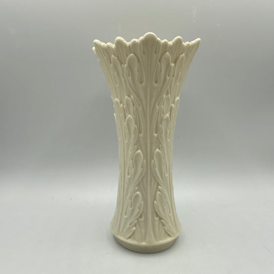 Lenox Woodland Collection Ivory Porcelain Vase 8.5"