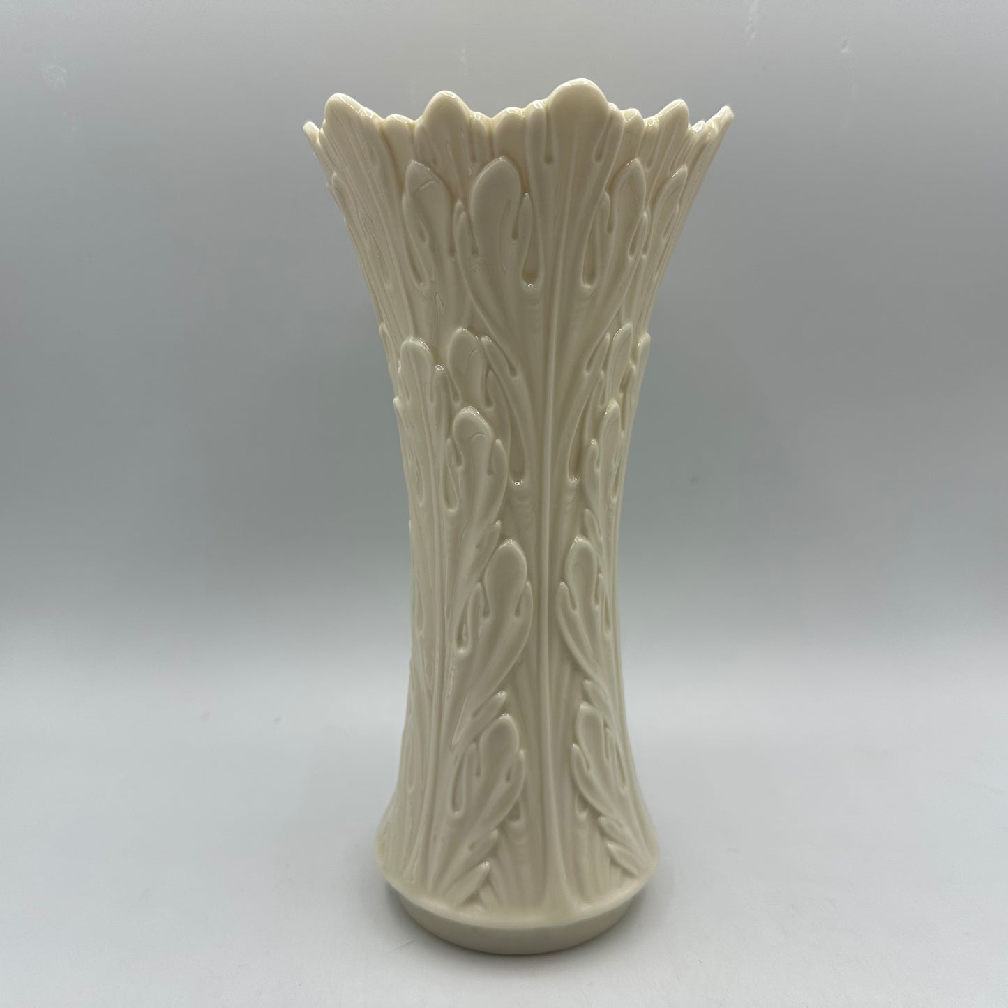 Lenox Woodland Collection Ivory Porcelain Vase 8.5"