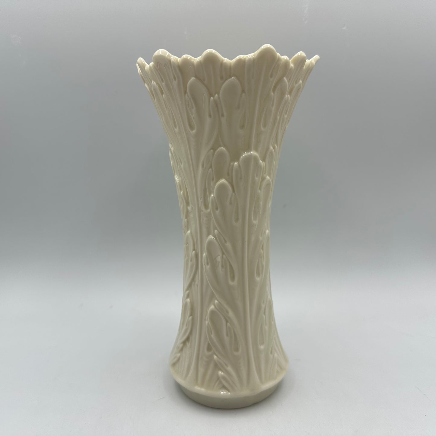 Lenox Woodland Collection Ivory Porcelain Vase 8.5"