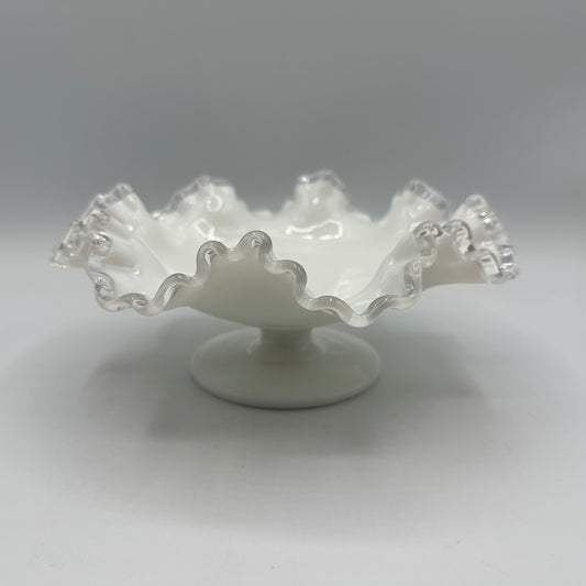 Fenton Silvercrest Pedestal Candy Dish