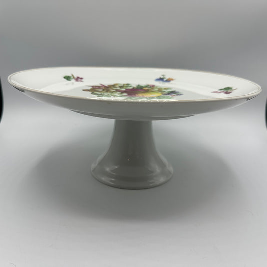 Naanan Porcelain Pedestal Cake Plate