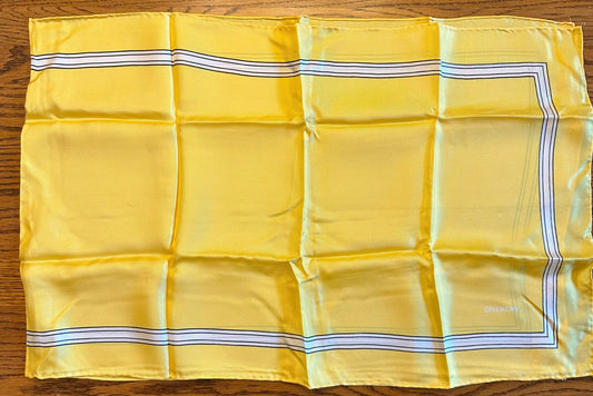 Givenchy Yellow, Black, & White Scarf