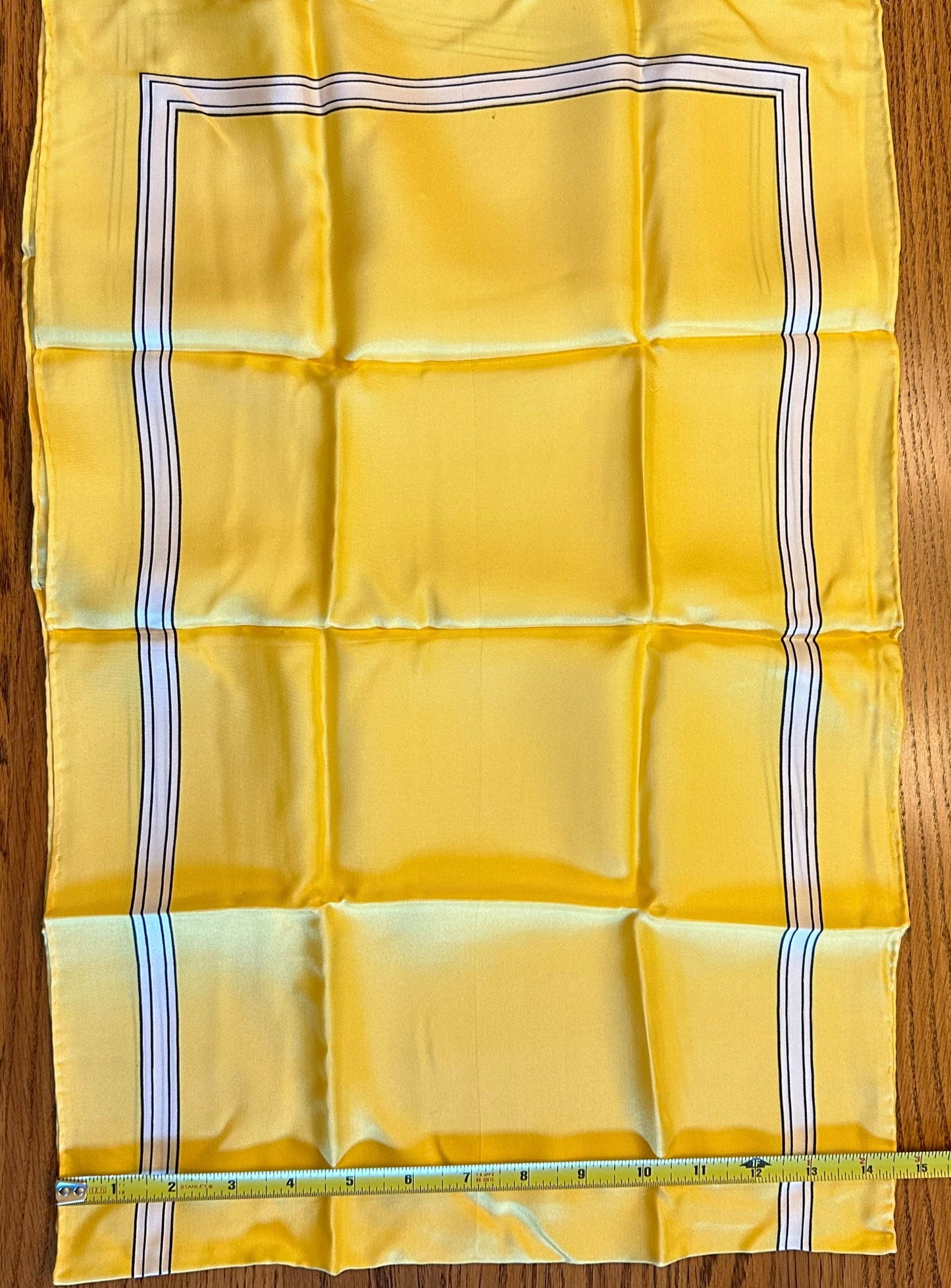 Givenchy Yellow, Black, & White Scarf