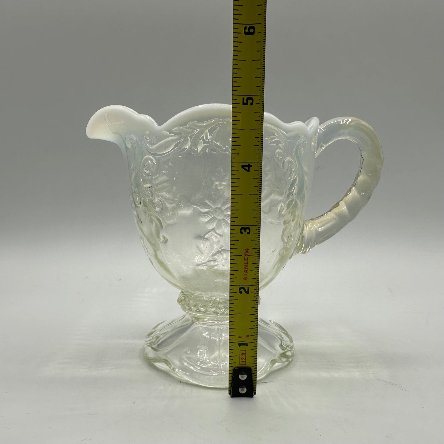 Northwood Intaglio White Opalescent Creamer