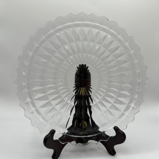 Jeannette Glass Windsor Dinner Serving Plate