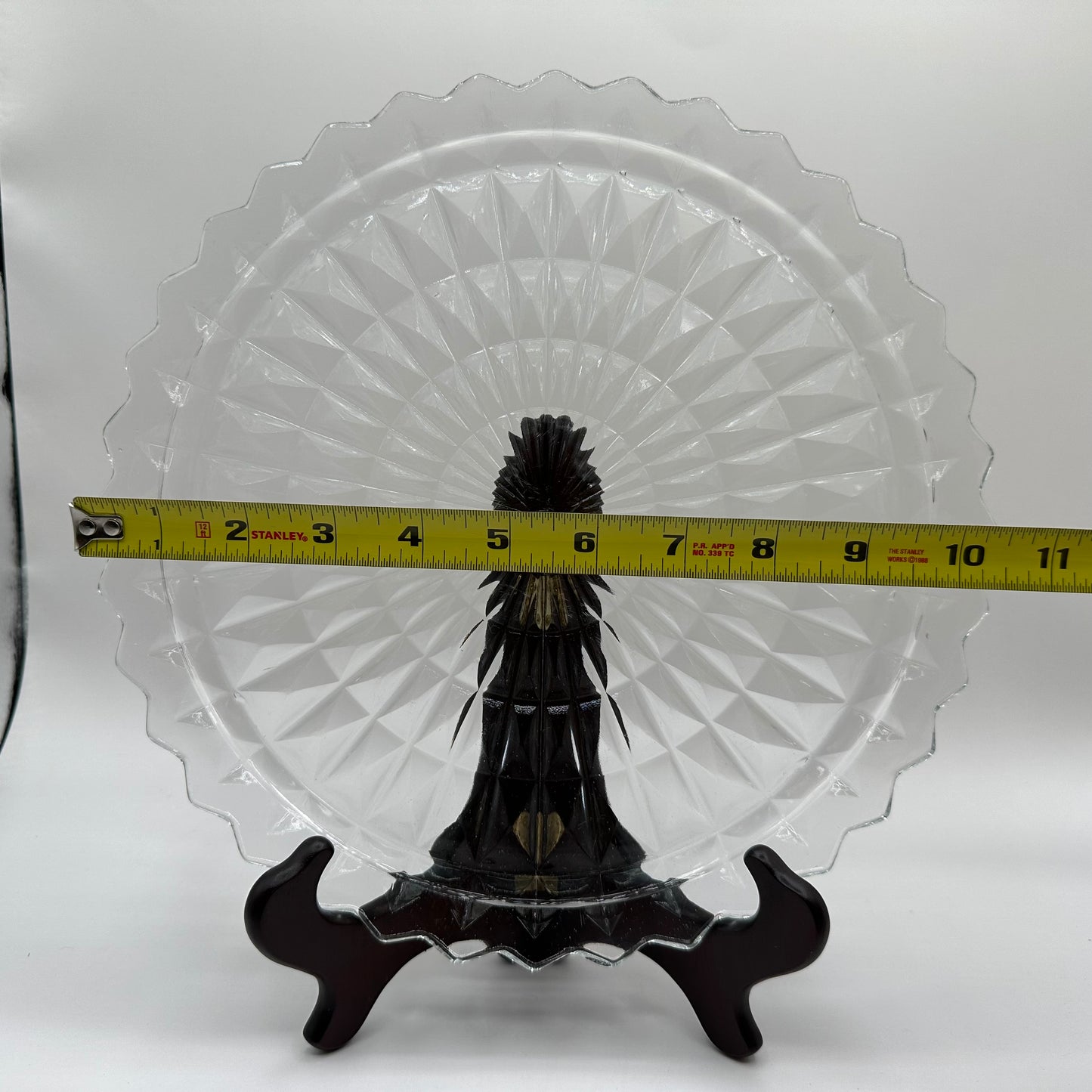Jeannette Glass Windsor Dinner Serving Plate