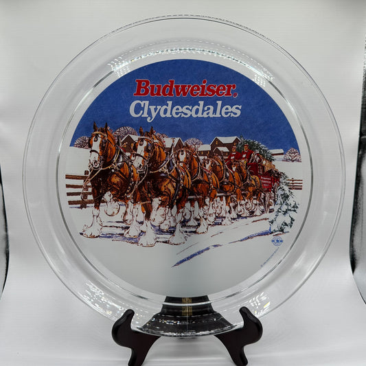 1995 Budweiser Clydesdale Round Platter