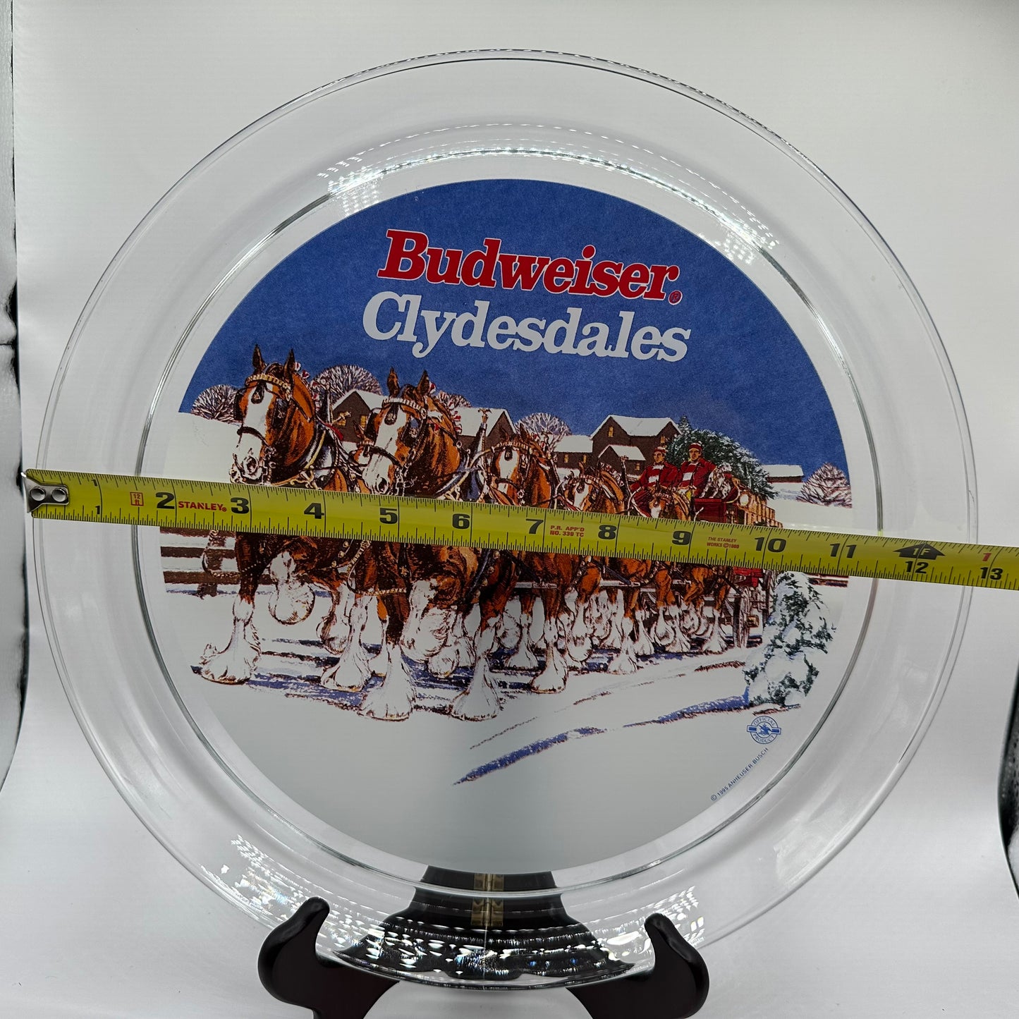1995 Budweiser Clydesdale Round Platter