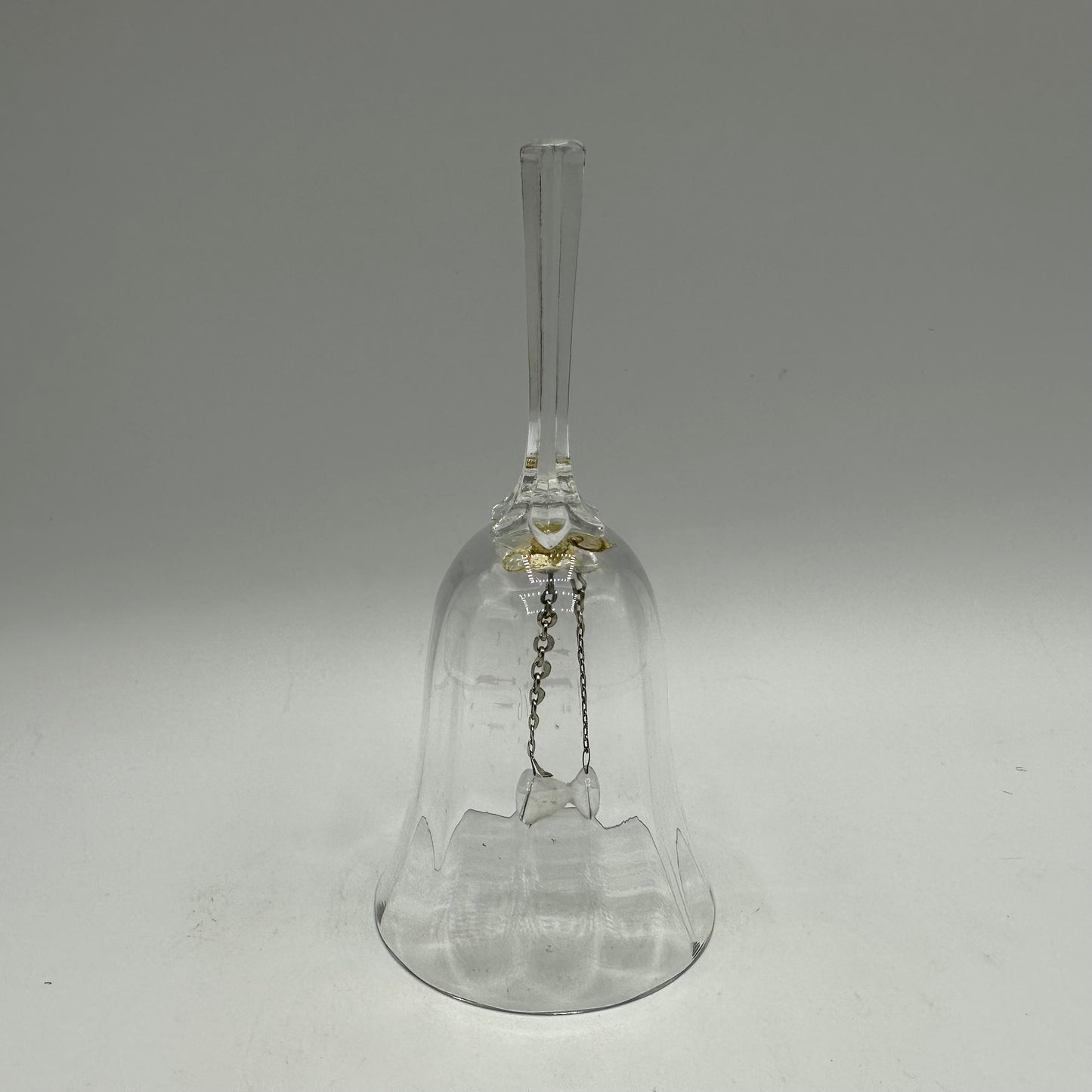 Vintage 1776 Frosted Crystal Bell