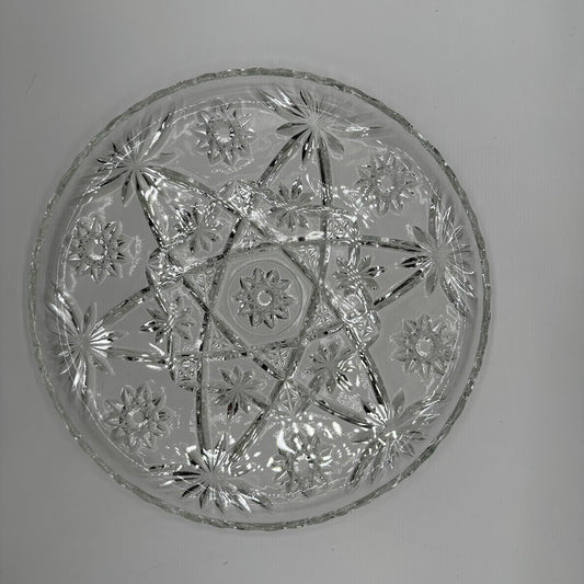 Anchor Hocking Early American Prescut 11" Sandwich Plate