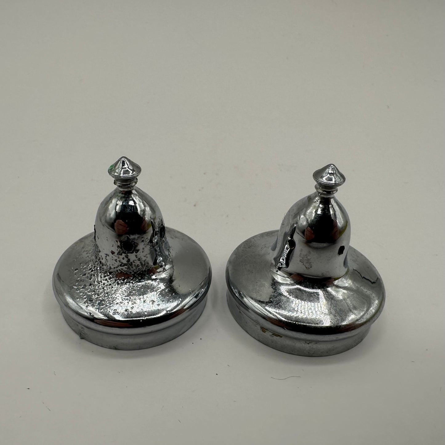 Fenton Milk Glass Salt and Pepper Shakers, Thumbprint Pattern