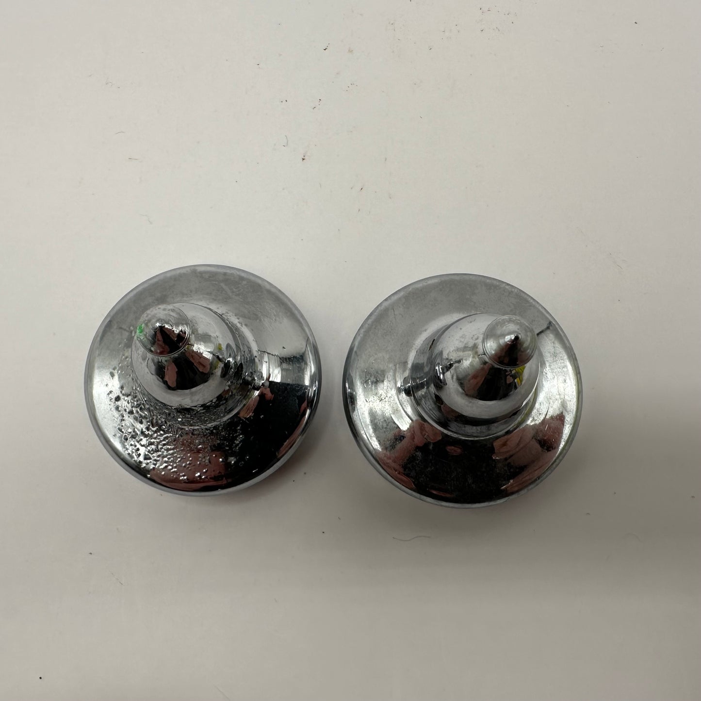 Fenton Milk Glass Salt and Pepper Shakers, Thumbprint Pattern