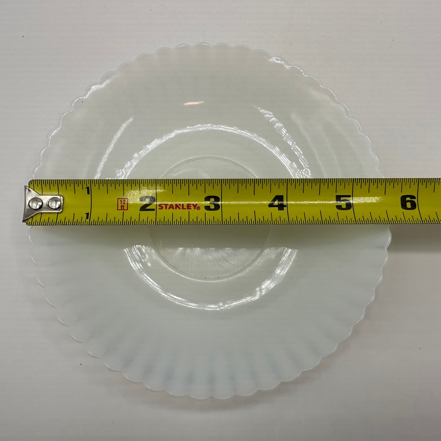 MacBeth Petalware Saucers, White, 1930's, Set of 4