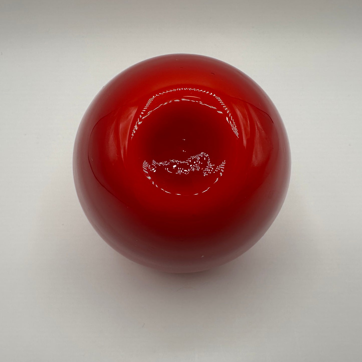 Art Glass Red Apple