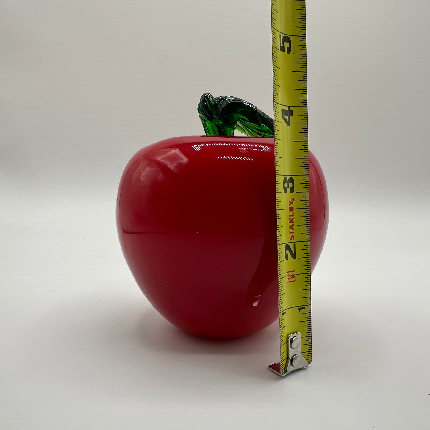 Art Glass Red Apple