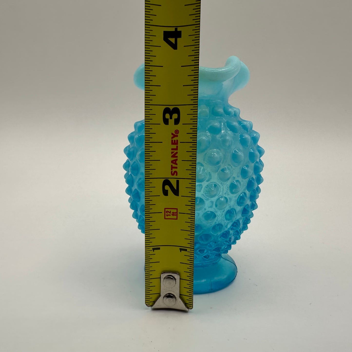 Fenton Hobnail Blue Opalescent 4" Bud Vase