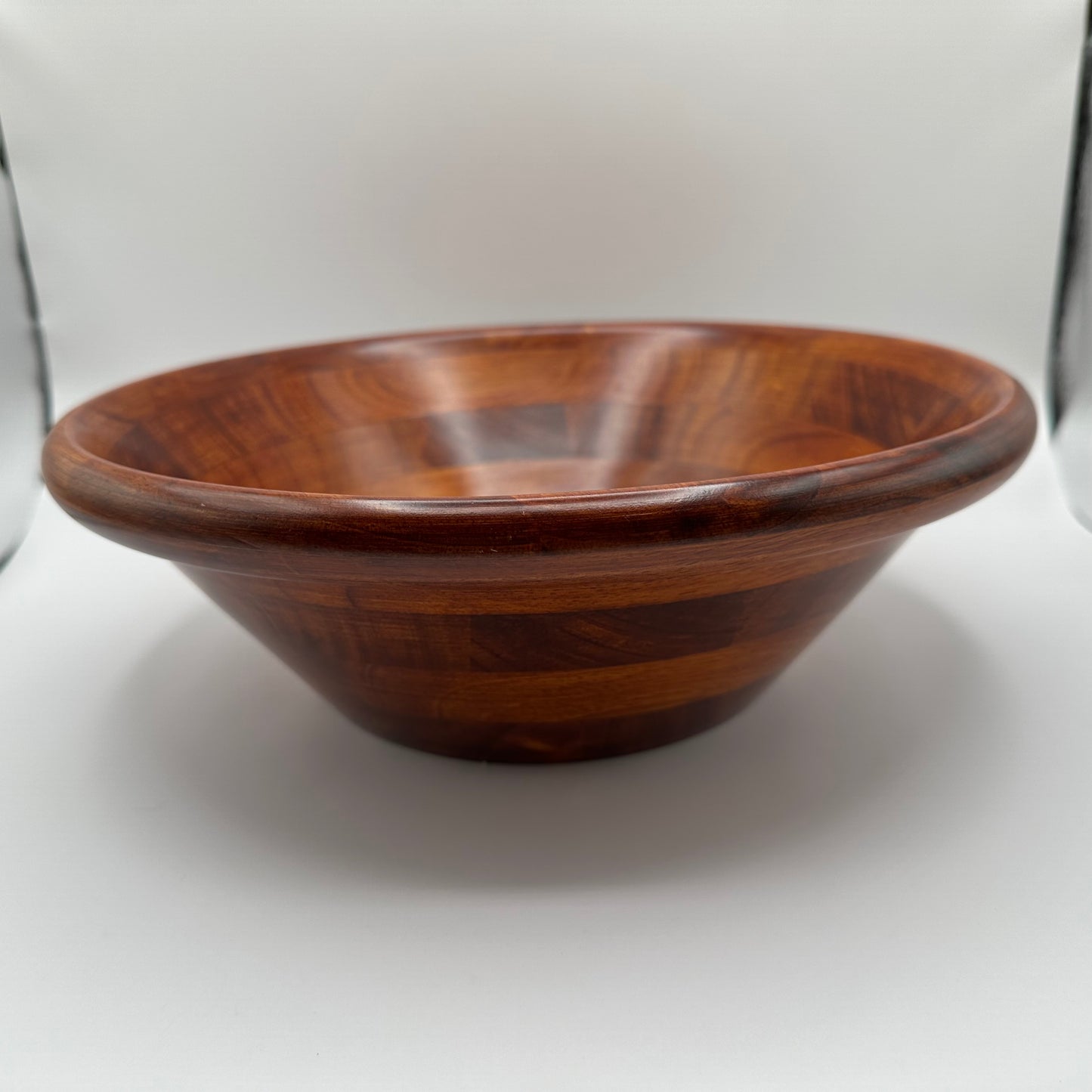 7 Piece Wooden Salad Bowl Set- 1 Serving Bowl, 4 Salad Bowl & 2 Serving Utensils