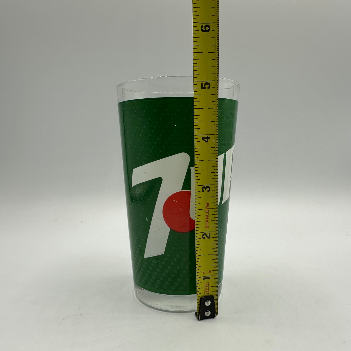 7up Red Spot Drinking Glass With Wrap Around Design