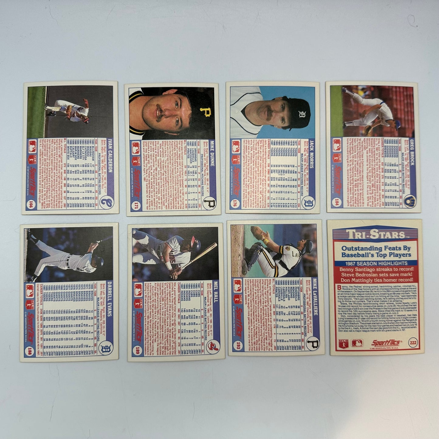 1988 Sportflics Baseball 20 Card Set
