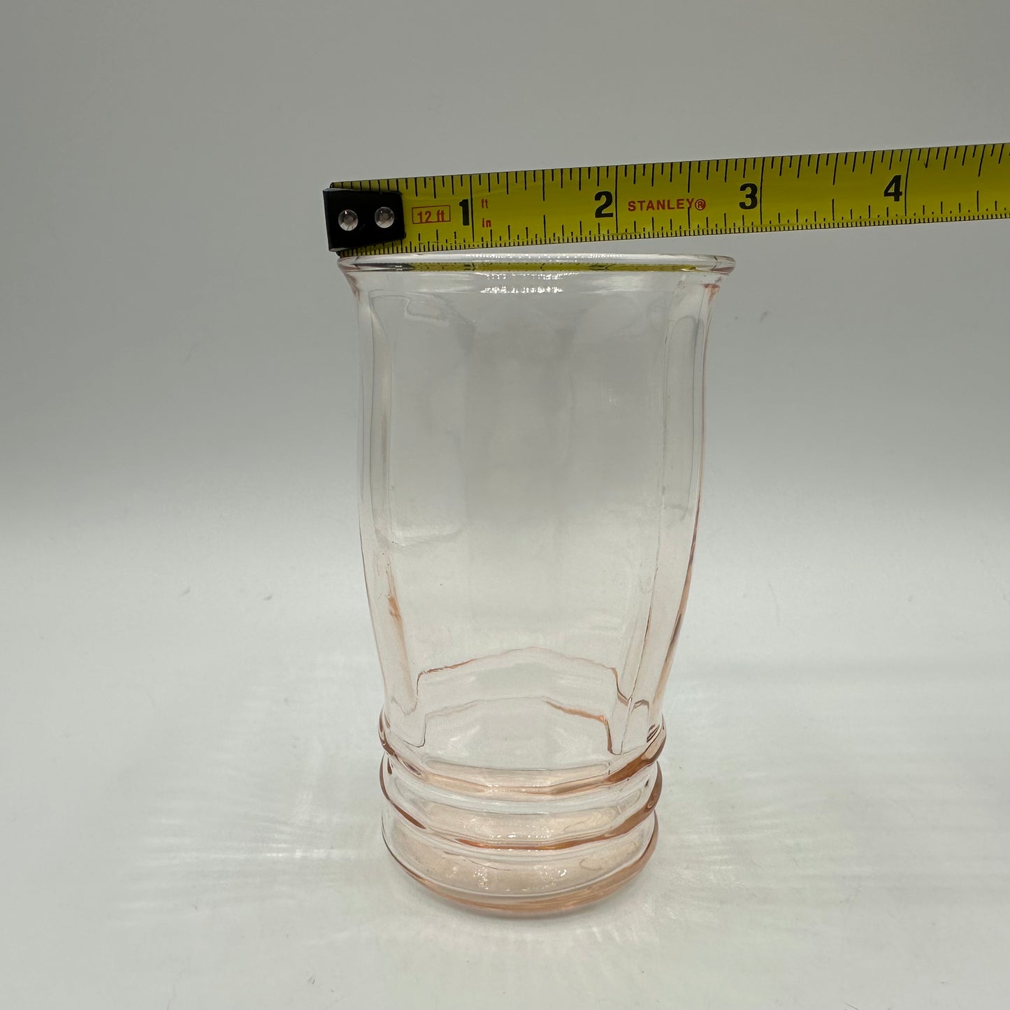 Macbeth-Evans Optic Rib Tumblers, Set of 2, 1930s