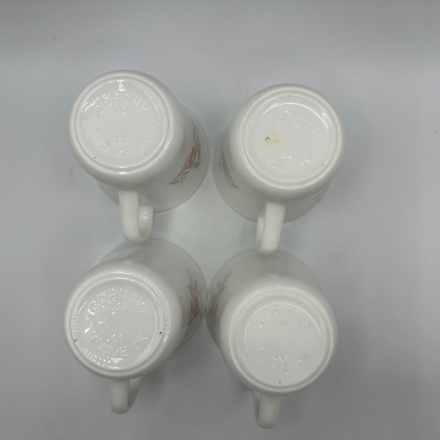 Corning Gatsby Coffee Mugs 8 oz, Set of 4