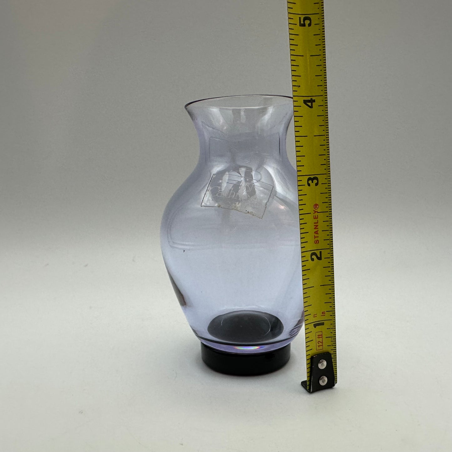 Caithness Scotland Purple Art Glass Bud Vase