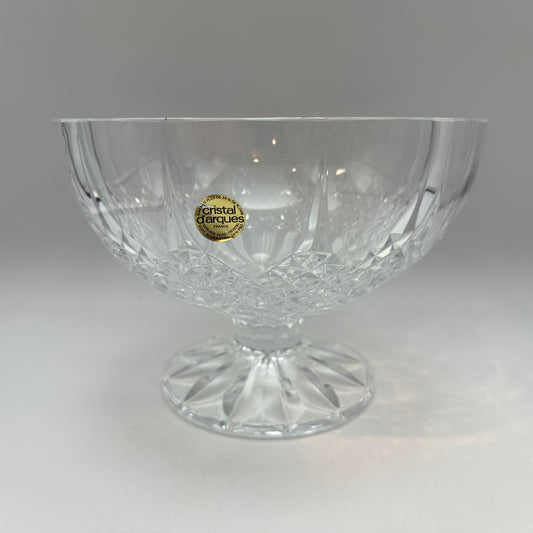 Cristal D'Arques Longchamp Crystal Footed Bowl, Crystal