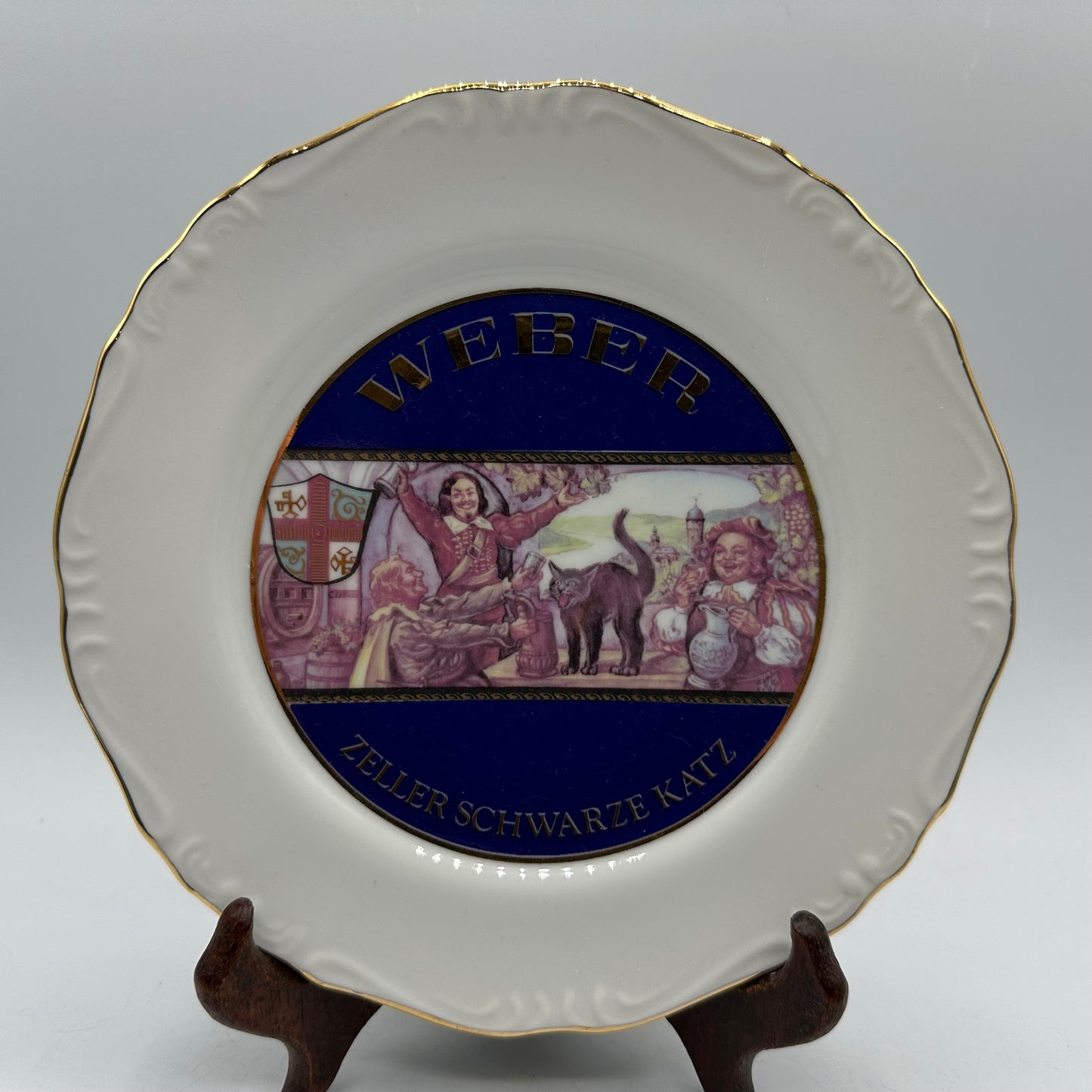 Weber Zeller Schwarze Katz Promotional Plate (The Black Cat From Zell)