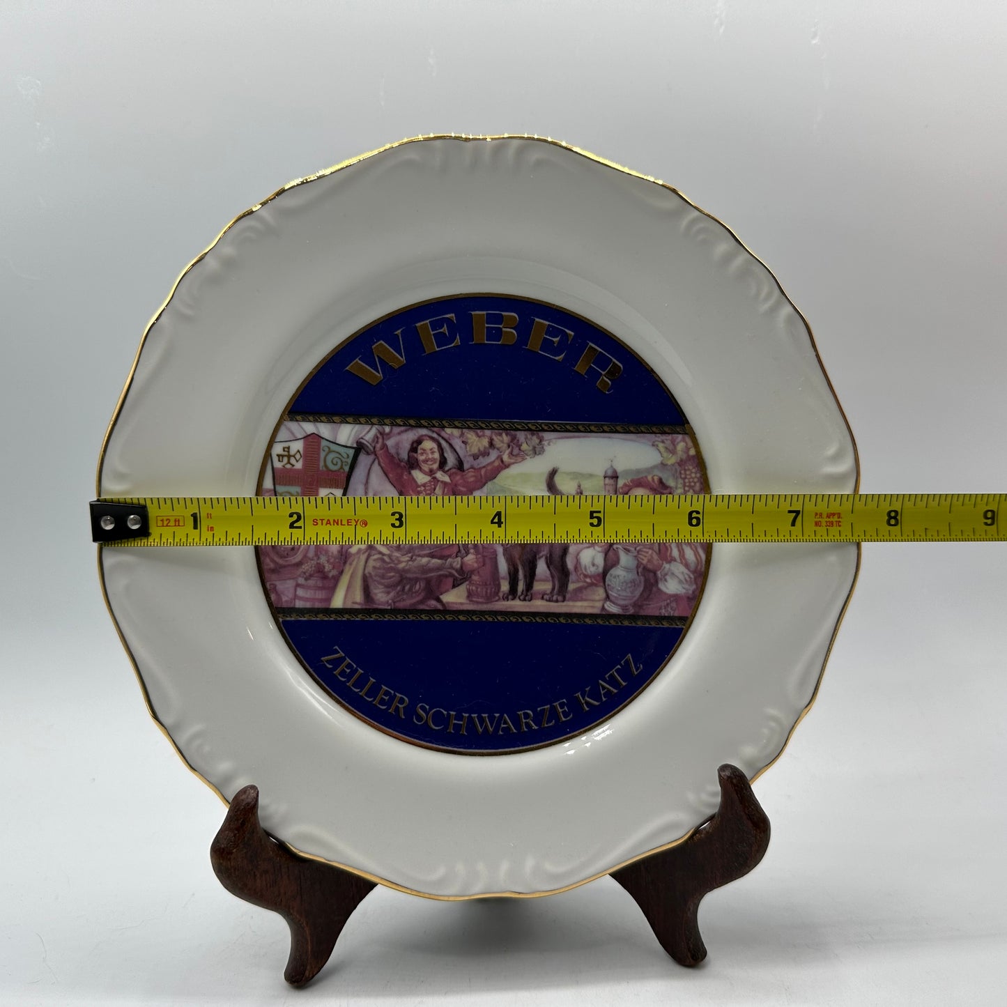 Weber Zeller Schwarze Katz Promotional Plate (The Black Cat From Zell)