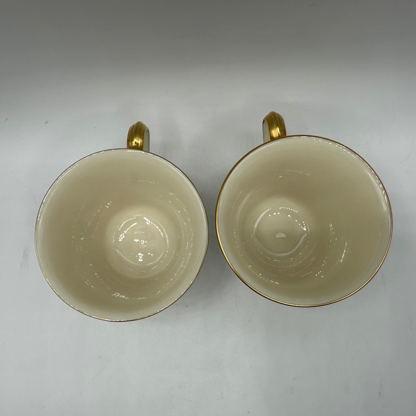 Lenox Holiday (Dimension) Footed Cup & Saucer, Set of 2