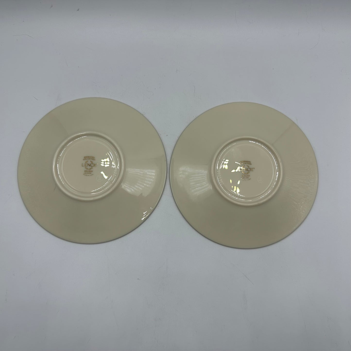 Lenox Holiday (Dimension) Footed Cup & Saucer, Set of 2