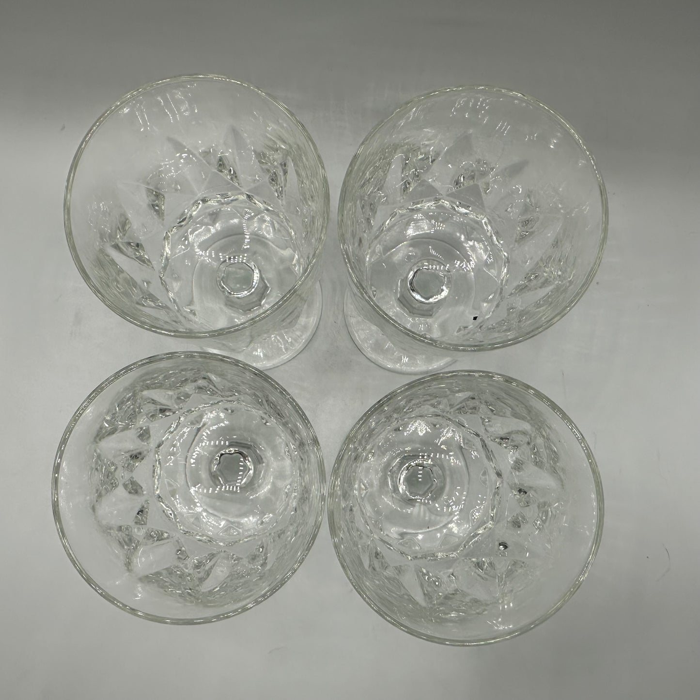 Vintage Arcoroc Artic 5 3/4" Water Goblets - Set of 4