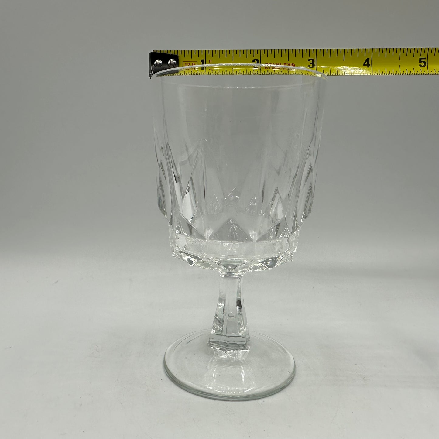 Vintage Arcoroc Artic 5 3/4" Water Goblets - Set of 4