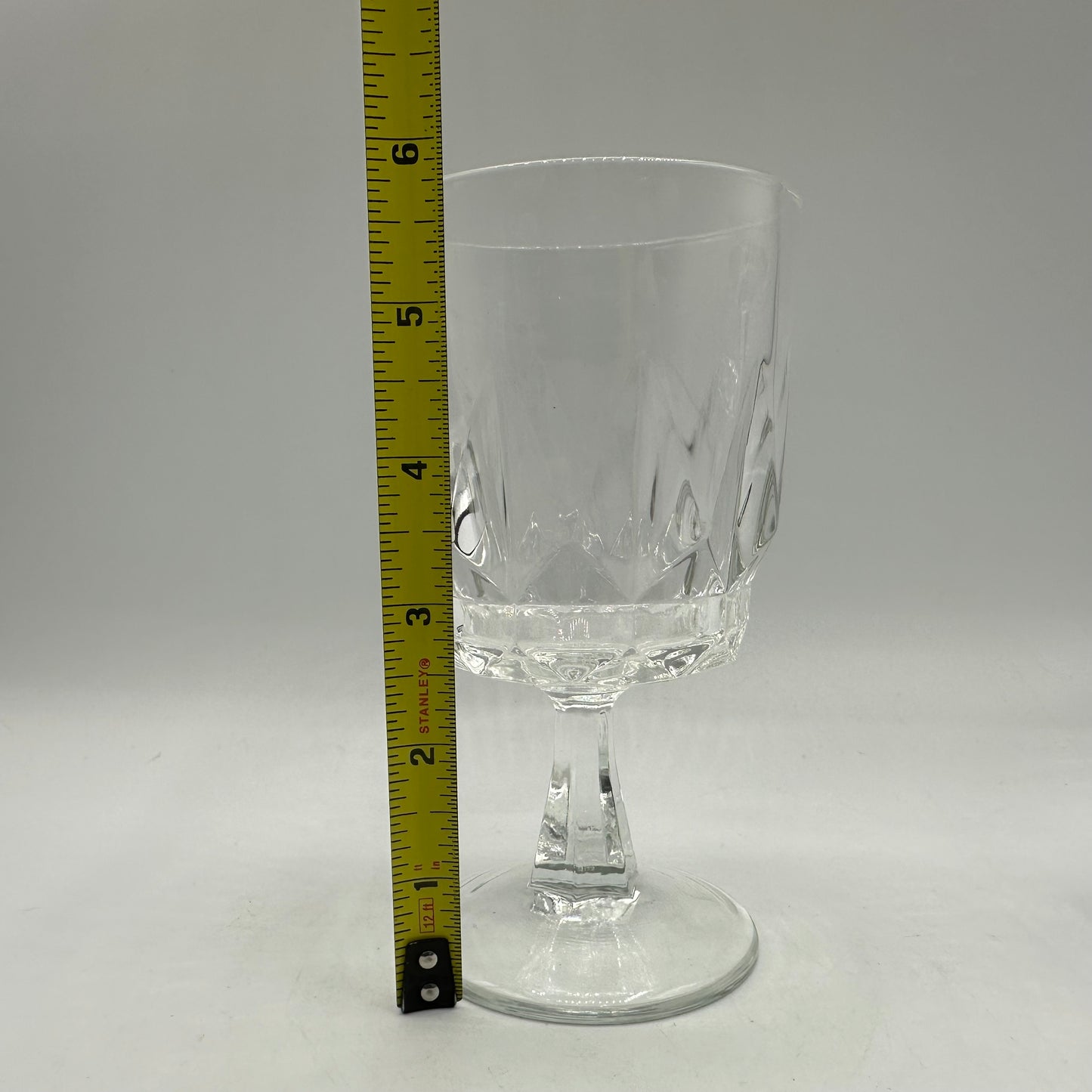Vintage Arcoroc Artic 5 3/4" Water Goblets - Set of 4