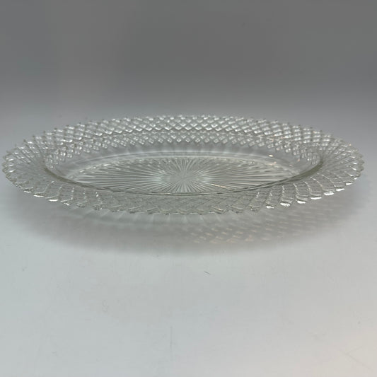 Anchor Hocking Miss America 10" Oval Celery Bowl, Clear