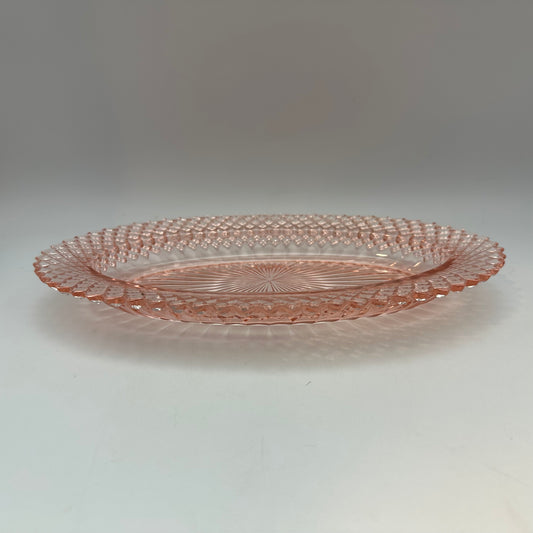 Anchor Hocking Miss America 10" Oval Celery Bowl, Pink