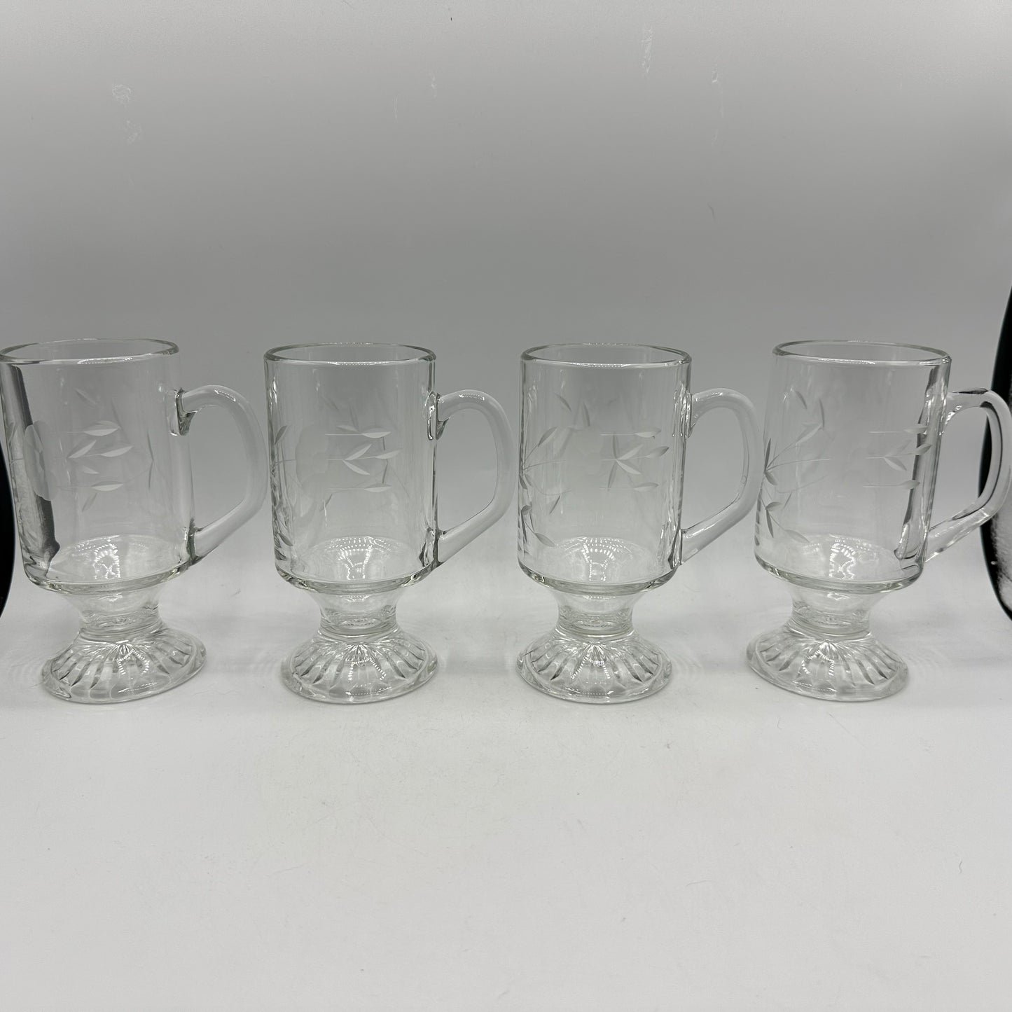 Princess House Irish Coffe Mugs, Set of 4