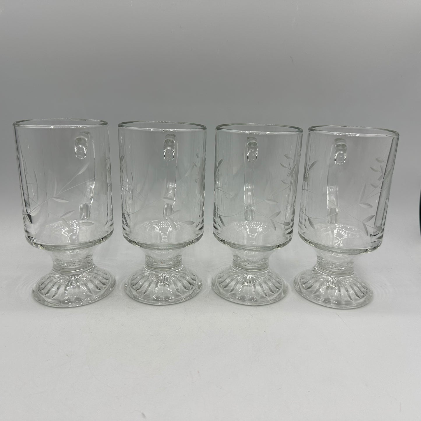 Princess House Irish Coffe Mugs, Set of 4