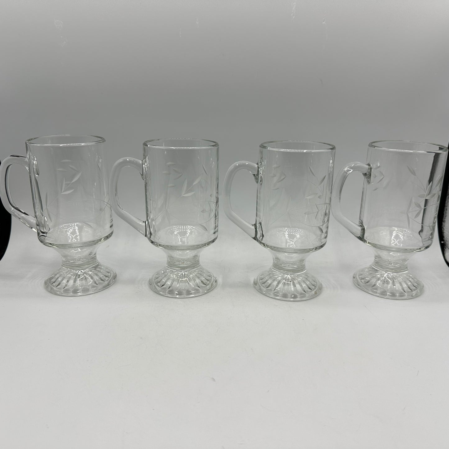 Princess House Irish Coffe Mugs, Set of 4